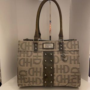 HARLEY-DAVIDSON WOMENS H-D JACQUARD STUDDED PURSE